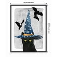 thumbnail image 3 of Amanti Art Black Cat II Framed Canvas Wall Art Print, 3 of 6