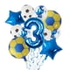 thumbnail image 5 of 11 globos de helio de aluminio para fútbol, decoraciones para fiestas de cumpleaños para niños, bolas de números verdes de 30 pulgadas, suministros para fiestas de fútbol, 5 of 5