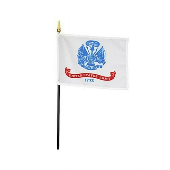 Annin Flagmakers 324507 Eb Us Army Mounted 4 x 6 in. 12 Pack