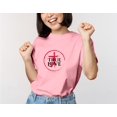 thumbnail image 4 of "True Love The Cross" - Women’s T-shirt (Pink Large), 4 of 4