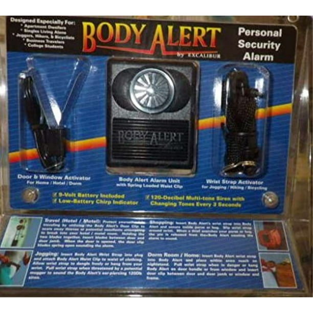 body alert, personal security alarm