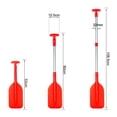 thumbnail image 2 of TFixol Adjustable Aluminum Kayak Paddle with Durable Plastic Blades, Compact Design for Inflatable Boats and Rafting, Red (1 Piece), 2 of 6