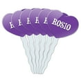 thumbnail image 1 of Rosio Heart Love Cupcake Picks Toppers - Set of 6, 1 of 1