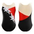 thumbnail image 1 of YONGHS Kids Girls Metallic Gymnastics Ballet Dance Leotard Athletic Practice Bodysuit Black 16, 1 of 4