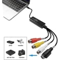 thumbnail image 5 of Convertidor RCA AV a USB C, adaptador de tarjeta de captura de video, 1 canal AV, NTSC, PAL, video S-Video/compuesto s202412242289, 5 of 5