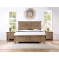 thumbnail image 4 of Dark Brown Queen Bed By - Composed Of Pine, Asian Hardwood Solids, Pine Veneers, Engineered Woods Uniting Rustic And Elegant With Substantial Molding, Beveled Sections Wood, Tapered Legs Distressed, 4 of 4