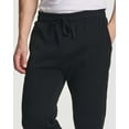 thumbnail image 4 of Real Essentials 3 Pack: Men's Fleece Elastic Bottom Jogger Sweatpants with Pockets (Available In Big & Tall), 4 of 7