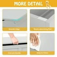 thumbnail image 5 of Spaco Safety Hinge Wooden Chest Organizer Toy Storage Box-Gray, Toy Organizer for Kids, Boys, Girls, Nursery, 5 of 9
