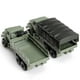 thumbnail image 4 of 2 piezas 1:72 modelo de camión de transporte juguetes de decoración ensamblables colección de accesorios exhibición coche de juguete desmontable para, 4 of 9