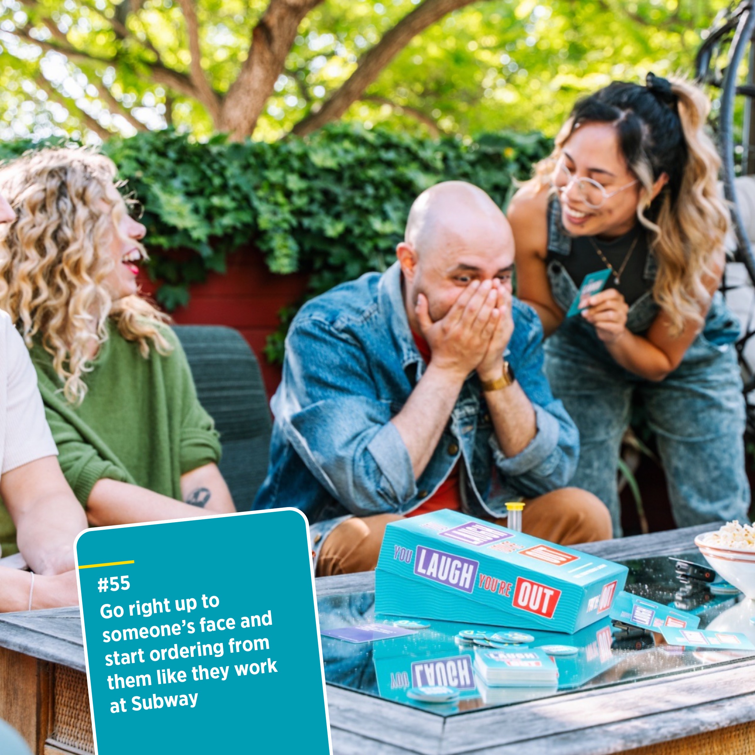 DSS Games You Laugh You're Out Family Party Card Game photo 2