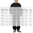 thumbnail image 3 of Lutiedan Boys Fall Winter Tracksuits 2 Piece Set Kids Crewneck Sweatshirts and Jogger Sweatpants with Pockets Size 2-10,Black, 3 of 6