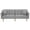 Light Grey, variant on Futon Sofa Bed, 2021 Square Arm Sleeper Couches and Sofas with 2 Pillows, Plush Futon Sofa Sleeper for Living Room, Adjustable Back Twin Size Sofa for Small Space, Apartment, Condo, Dark Grey, SS403