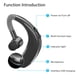 Bluetooth Headset, TSV Wireless Earpiece Bluetooth 5.0 for Cell Phones, In-Ear Piece Hands Free Earbuds Headphone with Mic, Noise Cancelling for Driving Business, Compatible with iPhone Android - image 2 of 9