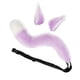 thumbnail image 5 of Juego de orejas y cola de zorro Hugo cola de traje flexible para Unisex adultos Violeta, 5 of 7