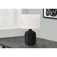 thumbnail image 1 of Monarch Specialties Lighting, 23"h, Table Lamp, Black Rattan, Ivory / Cream Shade, Modern, 1 of 6