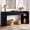 Black, variant on GUNAITO Farmhouse Console Table, 61" Fluted Long Sofa Table Behind Couch with Storage for Entryway, Black