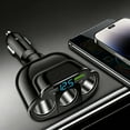 thumbnail image 4 of TIEVOSA Function Interior 66W PD Fast Charging 3 USB Ports and Locket Socket Splitter for Smart Devices 5 in 1 Adapter 66W PD Fast Charging with USB C Port Socket Splitter, 4 of 8