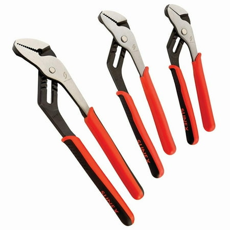 

Sunex 3611V Durable Forged Steel Non-Slip Tongue and Groove Pliers Set - 3pc