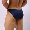 thumbnail image 4 of kpoplk Mens Brief Underpants Pouch Enhancing Low Waist Mesh Underwear Blue,L, 4 of 6