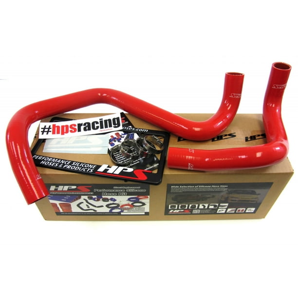 HPS Red Reinforced Silicone Radiator Hose Kit Coolant for Jeep 1217