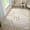 Gray, variant on Luxe Weavers Modern Abstract Swirl Cream 5x7 Area Rug High Low Carpet