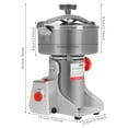 thumbnail image 2 of Miumaeov 2500g Electric Grain Mill Grinder Countertop Commercial Grinder Dry Grain Mill Grinder 110V, 2 of 18