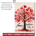 thumbnail image 6 of Valentines Day Love Tree Garden Flag 12x18 Vertical Double Sided Red Pink Heart Spring Farmhouse Holiday Outside Decorations Burlap Yard Flag BW759, 6 of 6