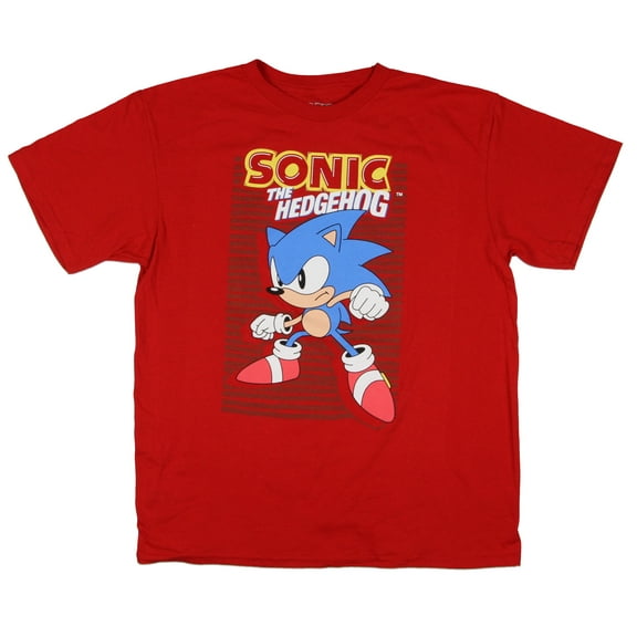 Sonic the Hedgehog Boys' Video Game Character Kids Short Sleeve T-shirt