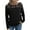 Black, variant on Aayomet Summer Tops Womens Casual Long Sleeve Crewneck Sweatshirt Striped Printed Loose Pullover Tops Shirts,Gray M