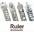 thumbnail image 2 of Regla de marcador de metal Juego de 4 Regla recta de metal creativa Marcador Regla ultrafina hueca Papelería para niños de Corea Suministros escolares de oficina ((carrusel, 2 of 5