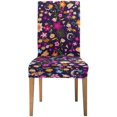 thumbnail image 2 of POGLIP Little Flowers Stretch Chair Cover Protector Seat Slipcover for Dining Room Hotel Wedding Party Set of 4, 2 of 5
