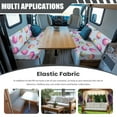 thumbnail image 3 of XYZCANDO Easter Egg RV Dinette Cushion Covers Heart Bench Cushion RV Accessories Stretchable Cushion Covers for Couches and Sofas Comfortable Couch Cushion Covers Loveseat Slipcovers Blue, 3 of 7