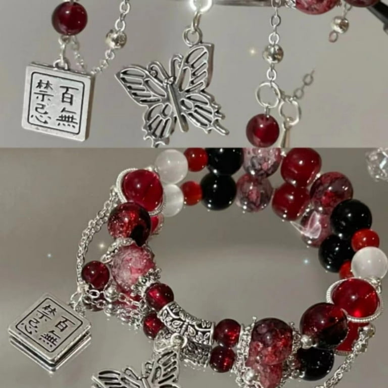 Bracelet Heaven Official Blessing Bracelet Xie Lian Hua Cheng Cosplay TGCF Merch Costume Beaded Bracelets Bracelet Heaven Official Blessing Bracelet Xie Lian Hua Cheng Cosplay TGCF Merch Costume Beaded Bracelets