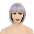 thumbnail image 2 of Onedor 10" Short Straight Hair Flapper Cosplay Costume Bob Wig (T4110), 2 of 7