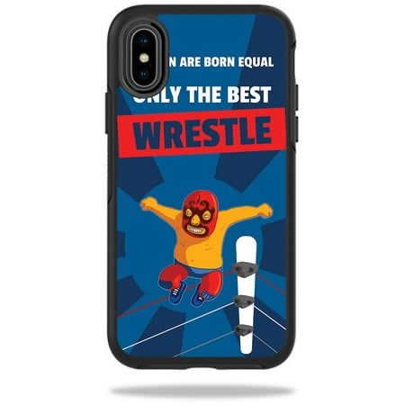 Skin for OtterBox Symmetry iPhone X - Best Wrestle| MightySkins Protective, Durable, and Unique Vinyl Decal wrap cover | Easy To Apply, Remove, and Change Styles | Made in the