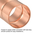 thumbnail image 5 of Uxcell 25mm Straight Copper Pipe Coupling Connecting Adapter Solder Connection for Plumbing 5 Pack, 5 of 5