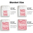 thumbnail image 2 of Custom Blanket with Name Personalized Blankets for Kids Adult Boys Girls Flannel Monogrammed Customized Blankets Throw (40''''x50''''), 2 of 6