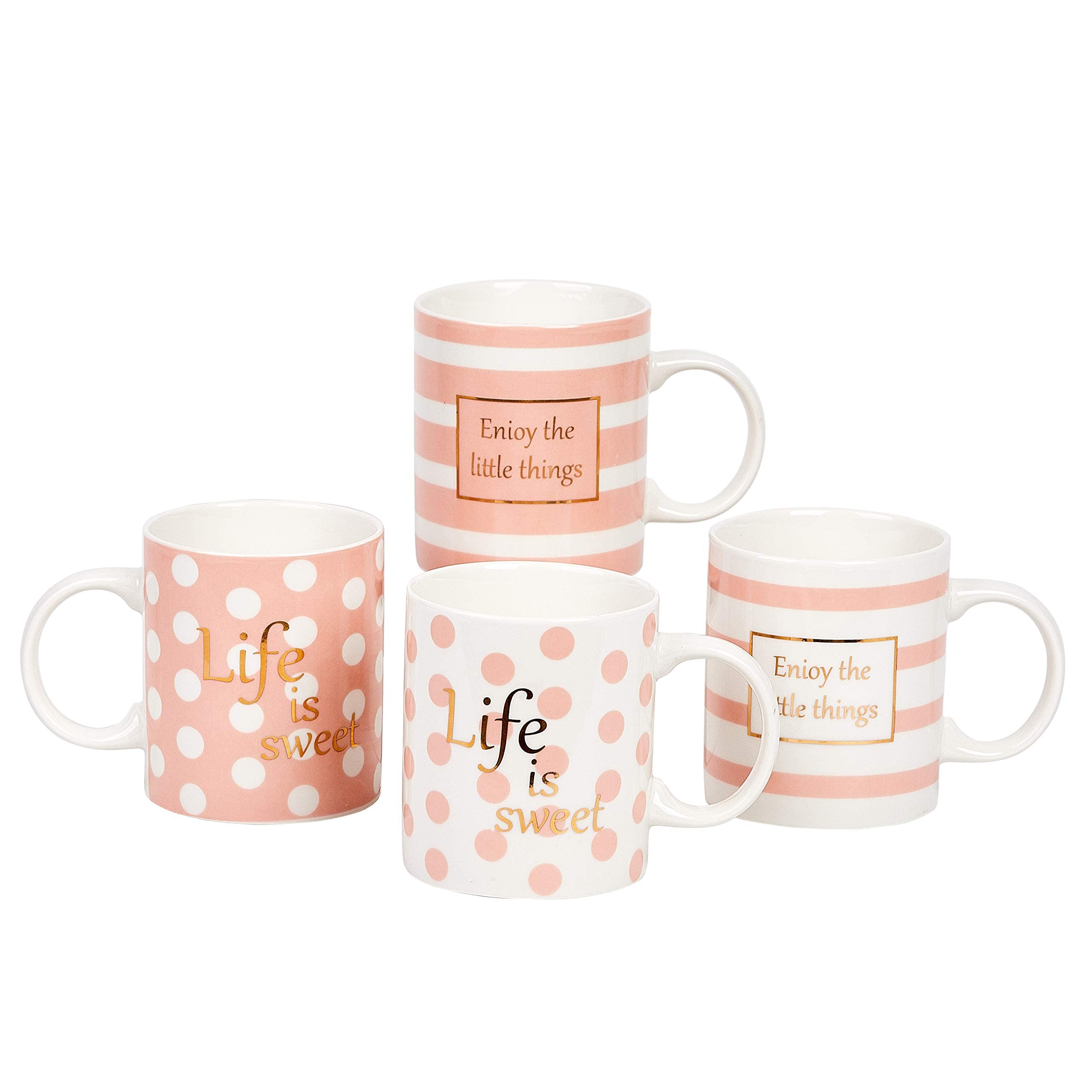 Coffee Mug Sets of 4, Lareina Cute Coffee Mug gift, 17 Ounce Large res –  Lareina Life