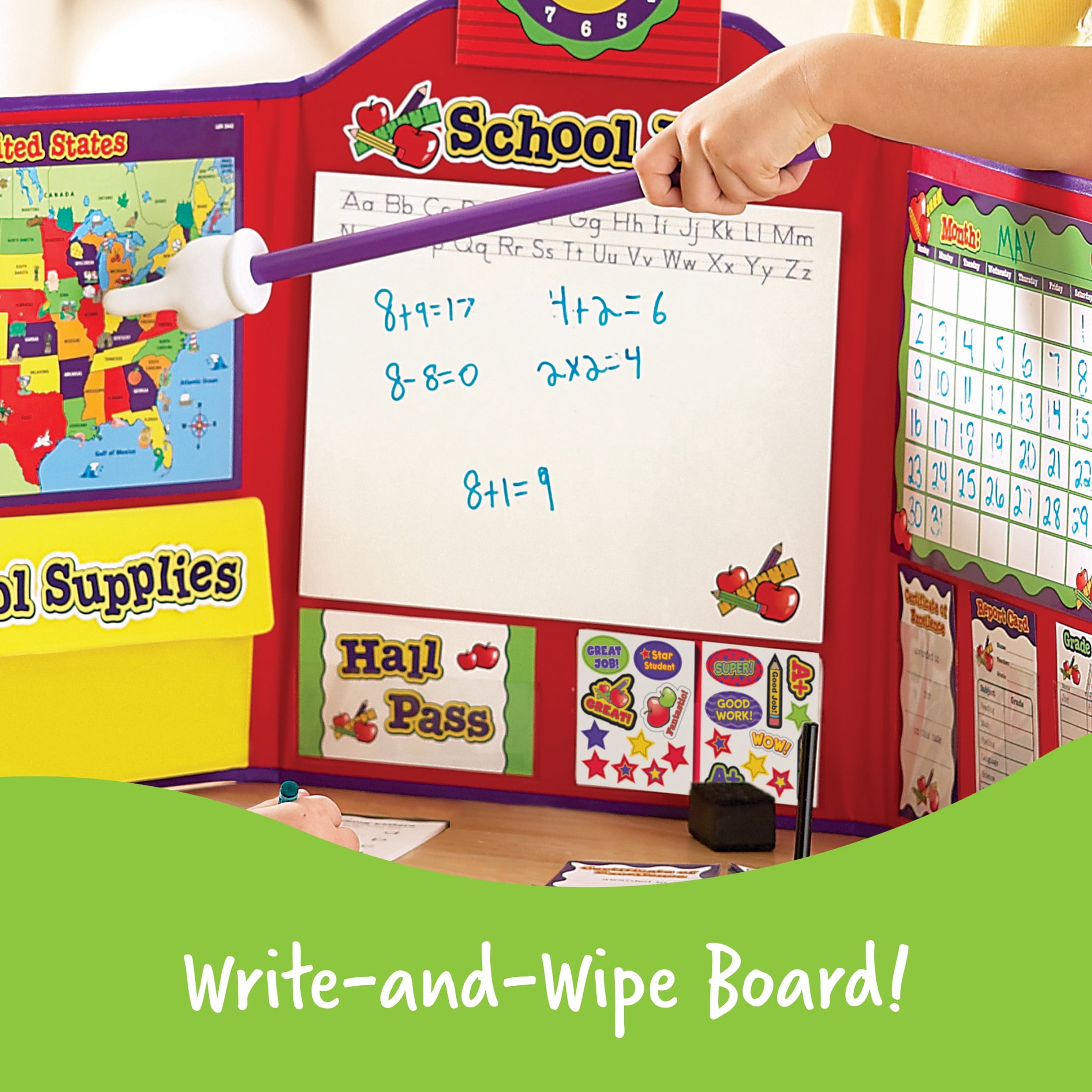 Learning Resources Pretend & Play School Set, Preschool Toys, Ages 3+