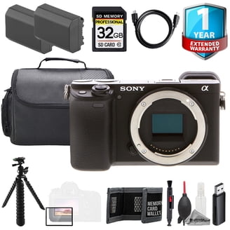 Sony Alpha a6400 (Body) + Mic + 128GB + Extra Battery+ Tripod