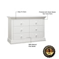 thumbnail image 2 of Sorelle Modesto Double Dresser White, 2 of 3