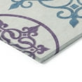 thumbnail image 4 of Addison Rugs Chantille Indoor/Outdoor Transitional Scrolls White Washable Round Rug, 8' x 8', 4 of 6