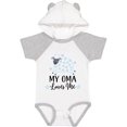 thumbnail image 3 of Inktastic My Oma Loves Me Baby Lamb Boys or Girls Baby Bodysuit, 3 of 5