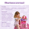 thumbnail image 4 of Set de regalo para alimentar muñecas JC Toys con trona, 14 lotes para amar a los bebés, 4 of 6