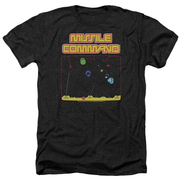 Atari - Missle Screen - Heather Short Sleeve Shirt - Small