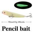 thumbnail image 2 of 5 unids/set Señuelos de Pesca Crankbait Minnow cebo luminoso hundimiento lápiz Swimbait, 2 of 8
