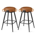 thumbnail image 1 of Taburetes de bar VASAGLE EKHO Collection, giratorios, juego de 2 unidades, color marrón, 1 of 8