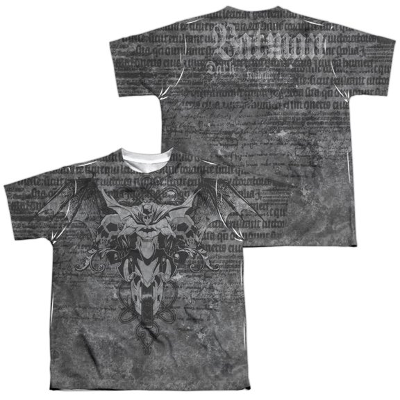 Batman - Ride Free (Front/Back Print) - Youth Short Sleeve Shirt - X-Large