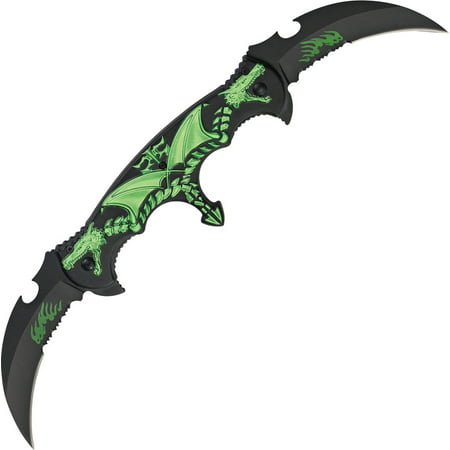 Double Dragon A/O Green (Top 10 Best Tactical Knives)