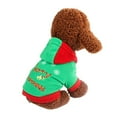 thumbnail image 4 of Agiferg Robe de Noël pour Chien Costume d'Hiver Chaud en Polaire pour Chiot, 4 of 6